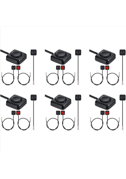 24 Pcs Anlık Anahtar Ana Push Düğmesi Kapalı Anahtar 12V 24V Yüzey Montaj Mini Düğme Anahtarı (Yurt Dışından)