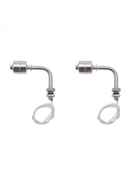 2x Yüksek Sıcaklıkta Paslanmaz Çelik Yan Monte Tek Şamandıra Anahtarı Su Sıvı Seviyesi Yağ Seviyesi Kontrolör Sensörü (Yurt Dışından)