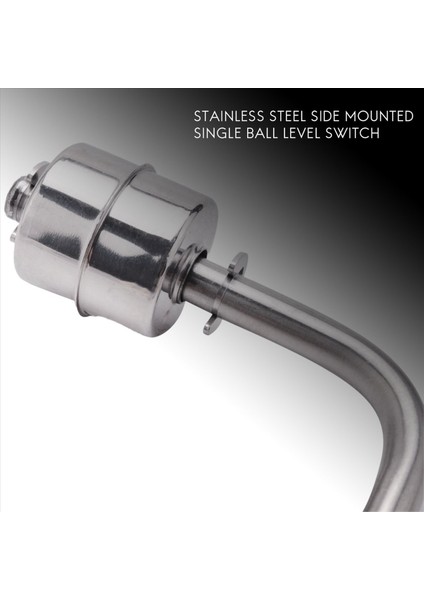 2x Yüksek Sıcaklıkta Paslanmaz Çelik Yan Monte Tek Şamandıra Anahtarı Su Sıvı Seviyesi Yağ Seviyesi Kontrolör Sensörü (Yurt Dışından) modelleri