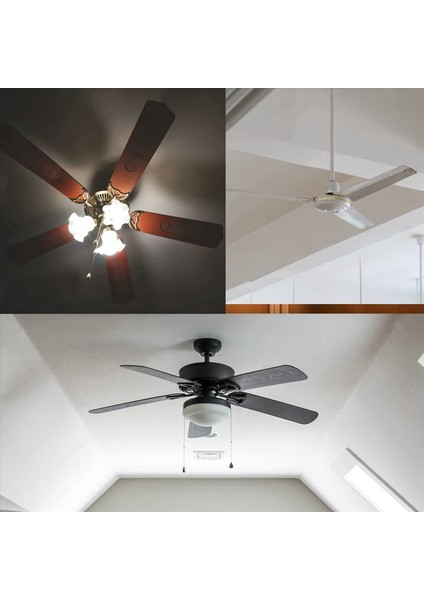 2x Tavan Fan Anahtarı Kiti 3 Hızlı 4 Tel Fan Anahtarı Hız Kontrol Anahtarı ZE-208S Halat Gümüşü ile Tel Anahtar Çekme (Yurt Dışından) fiyatları