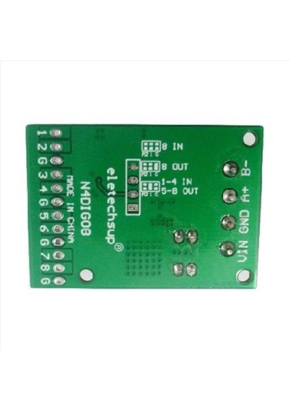 2x 8ch Giriş/çıkış Dijital Anahtar Ttl Lvttl Cmos RS485 Io Kontrol Modülü Modbus Rtu Plc Rölesi Için Kart (Pın Yok) (Yurt Dışından) fırsatları