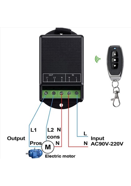 2x Çift Kablosuz Uzaktan Kumanda Anahtarı AC100-240V 10A Röle Röle Radyo Frekans Anahtarı Ana Aletler Su Pompası Aydınlatma (Yurt Dışından) modelleri