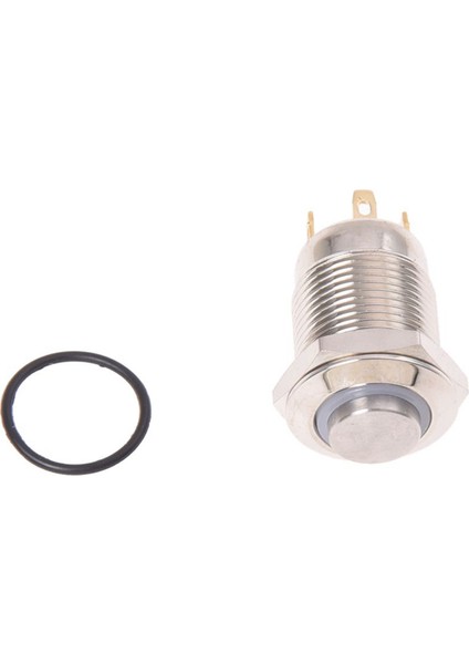 2x 3V Itme Düğmesi Anahtarı Kapı Zili Düğmesi Mavi LED 12 mm Gümüş (Yurt Dışından) fiyatları