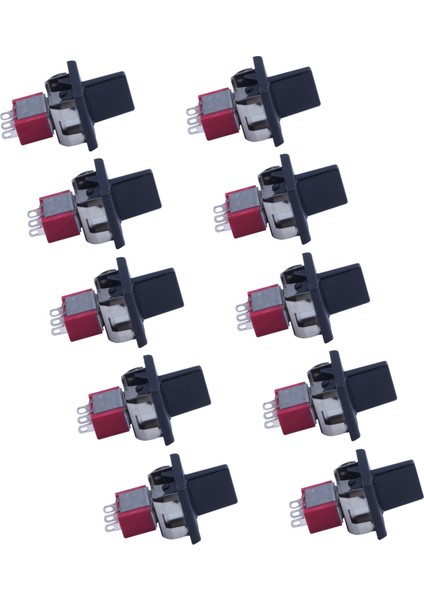 10X Ac 250V/3A 125V/5A Anlık Spdt 3 Konumlar Geçiş Anahtarı T80-R (Yurt Dışından)