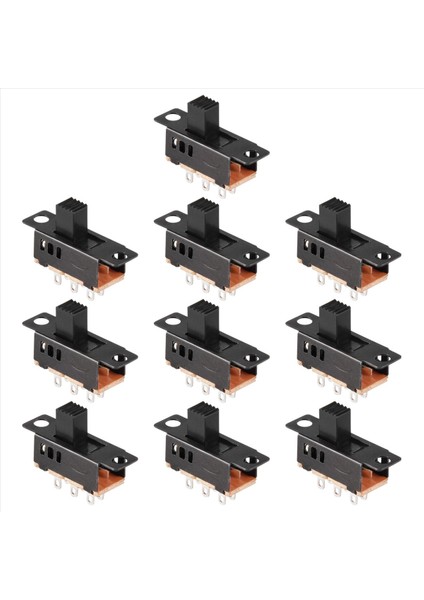10PCS Yüksek Knob 6 Pin 3 Konum Dpdt Panel Slayt Anahtarı 0 5A 50V Dc (Yurt Dışından) modelleri