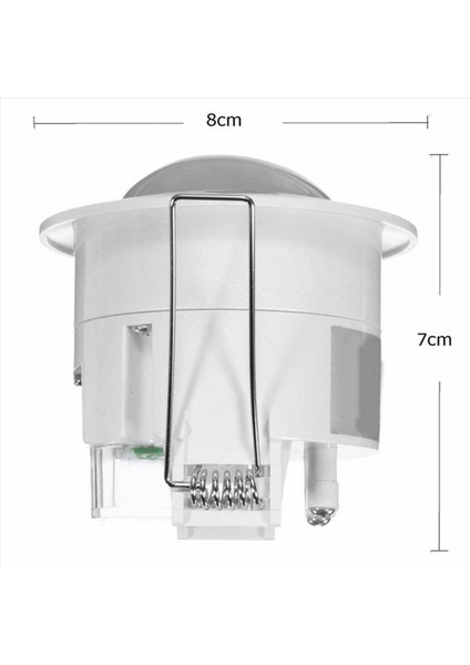 2x 110-240V Ac Mini Ayarlanabilir 360 Derece Tavan Pir Kızılötesi Gövde Hareket Sensörü Dedektörü Lamba Anahtarı Beyaz (Yurt Dışından) fırsatları