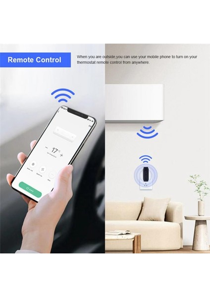 Çeşitli Ev Aletleri Için 180° Bükülebilir Evrensel Tuya Wifi Ir Uzaktan Kumanda Akıllı App Kontrol Cihazı (Yurt Dışından) fiyatları