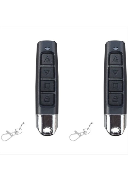 2 Adet 433 Mhz Kopya Uzaktan Kumandalı Araba Anahtarı Garaj Kapısı Açacağı 4 Tuşlu Kablosuz Kumanda Alıcısı (Yurt Dışından)