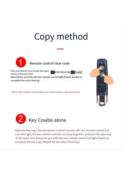 2 Adet 433 Mhz Kopya Uzaktan Kumandalı Araba Anahtarı Garaj Kapısı Açacağı 4 Tuşlu Kablosuz Kumanda Alıcısı (Yurt Dışından) fırsatları