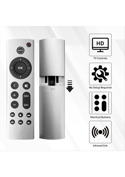 4k, Kutu (2., 3. ve 4. Nesil), Hd A2843 A2737 A2169 Için Evrensel Uzaktan Kumanda Değişimi (Yurt Dışından) fiyatları