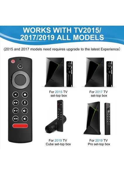 Pro 2015 2017 2019 Cube Stb Kontrol Fonksiyonlu Tv Sesli Uzaktan Kumanda (Yurt Dışından) indirimleri