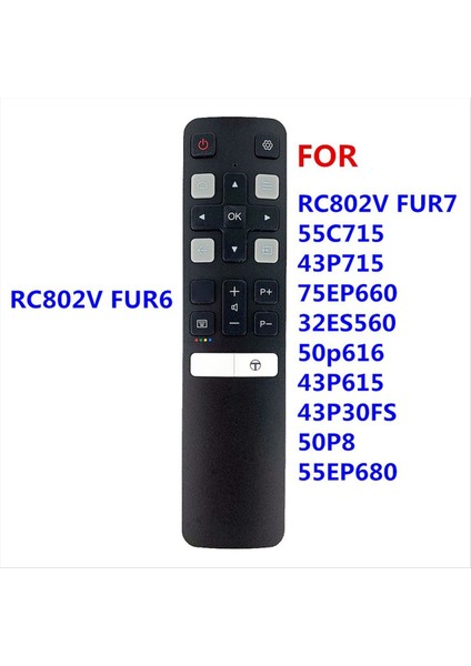 RC802V Fur6 Asistan Sesli Uzaktan Kumanda Tv 40S6800 49S6500 55EP680 Fmr1'i Değiştirin (Yurt Dışından) fırsatları