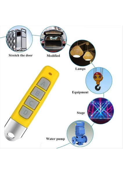 Garaj Kapıları, Kapı Sistemleri Için 433MHZ Uzaktan Kumandalı Kompakt Kablosuz Çoğaltıcı Evrensel Uyumluluk Kolay Kurulum (Yurt Dışından) fiyatları