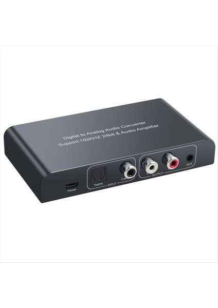 Ir Uzaktan Kumandalı Dijital Koaksiyel Toslink - Analog Stereo 3,5 mm Adaptörlü Ses Dönüştürücü 192KHZ 24BIT (Yurt Dışından) fırsatları