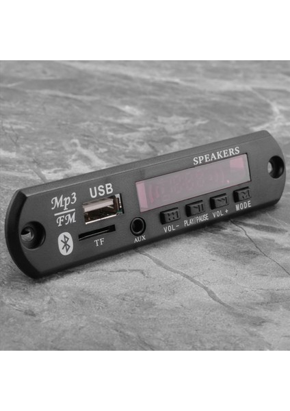 USB Mp3 Modülü Bluetooth 12V Wma Kod Çözücü Kartı Ses Fm Aux Tf Radyo Araba Uzaktan Kumandalı Müzik Hoparlörü (Yurt Dışından)