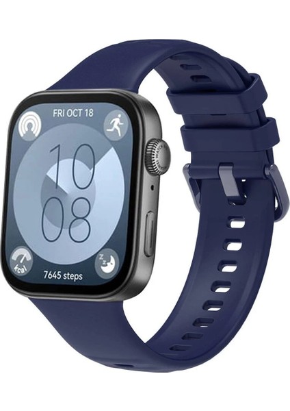 Newface Huawei Watch Fit 3 Klasik Kordon - Lacivert