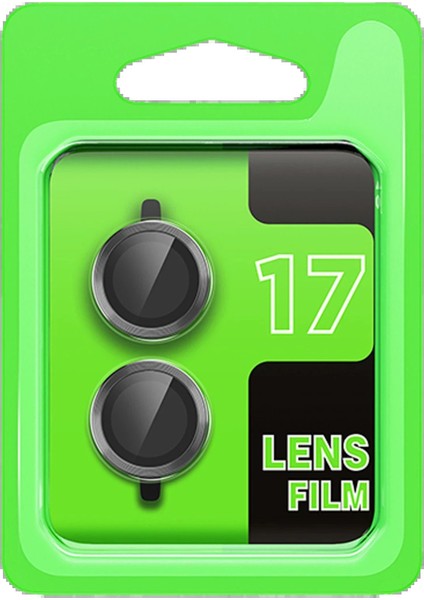 Apple iPhone 17 Raze Metal Kamera Lens - GRI-(5796)