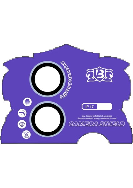 Apple iPhone 17 Bilvis Titan Kamera Lens - Açık MAVI-(5796) fiyatları