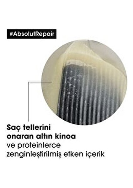 Serie Expert Absolut Repair Onarıcı Bakım Seti 300 ml Yıpranmış Saçlar İçin