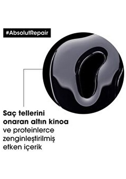 Serie Expert Absolut Repair Onarıcı Bakım Seti 300 ml Yıpranmış Saçlar İçin