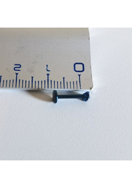 Cerrahi Çelik Lacivert Zirkon Taşlı Lacivert Dudak Piercing - Bar Boy 8 Mm- 1 Adet modelleri