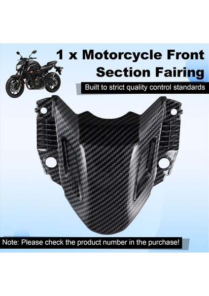 Motosiklet Ön Bölüm Kaplama Far Örtüsü Kapak Yamaha Mt-07 MT07 FZ07 Fz-07 18-20 Için Ön Üst Burun Kaputu (Yurt Dışından) indirimleri
