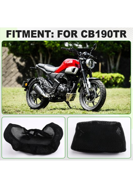 Motosiklet Aksesuarları Honda CB190TR Için Nefes Alabilir 3D Mesh Koltuk Kapağı Yastık Koltuk Kapağı Koruma (Yurt Dışından) indirimleri