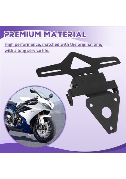 Motosiklet Aksesuarları Arka Kuyruk Düzenli Çamurluk Eliminator Kit Plaka Tutucu Daytona 660 2024 (Yurt Dışından) indirimleri