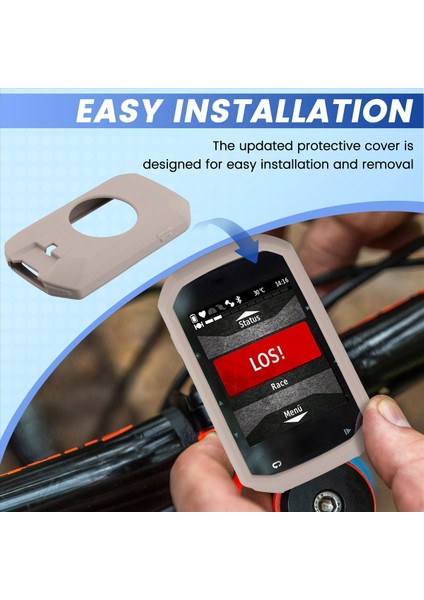 Garmin Edge Için Silikon Kılıf Kapağı 1050 Silikon Geri Kılıf Garmin Edge 1050 Kum Kireç (Yurt Dışından) fırsatları