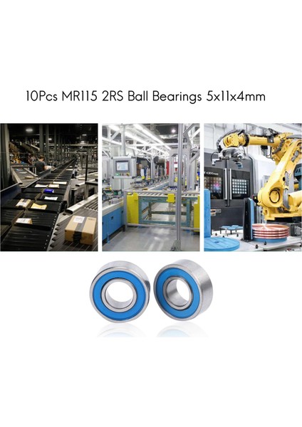 10PCS MR115 2rs Bilyalı Rulmanlar Traxxas Slash Için 5X11X4MM Rustler Stampede Tekerlek (Yurt Dışından) fiyatları