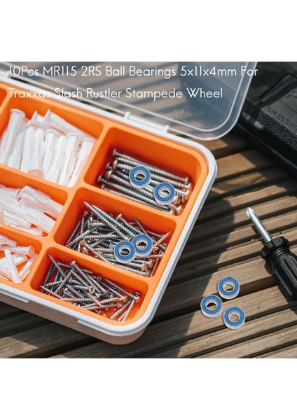 10PCS MR115 2rs Bilyalı Rulmanlar Traxxas Slash Için 5X11X4MM Rustler Stampede Tekerlek (Yurt Dışından) modelleri