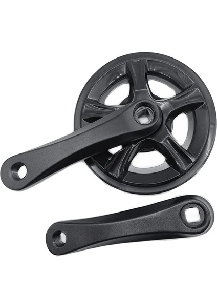 Bisiklet Tek Hızlı Krankset 32T Katlanır Elektrikli Bisiklet Krank Seti Alüminyum Alaşım 127MM Kapak Bisiklet Aksesuarları (Yurt Dışından)