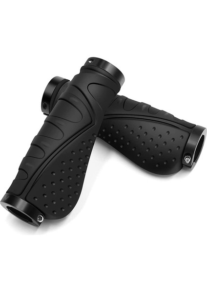 Astro Ergonomik Bisiklet Tutarlar Mountain Bisiklet Çıkarma Olmayan Handbar Grips 22.2mm Bisiklet/dağ Bisikleti/scooter/yol Bisikleti, Siyah (Yurt Dışından)