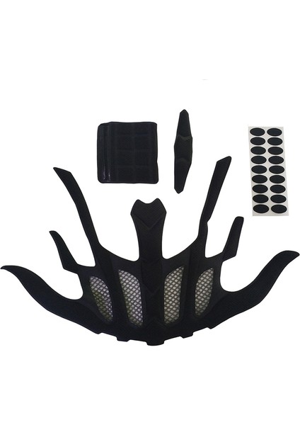 Bisiklet Kask Pedleri Mühürlü Sünger Bisiklet Koruma Koruma Kask Dolma Bisiklet Kask PADS-SK-206, Siyah (Yurt Dışından) fiyatları