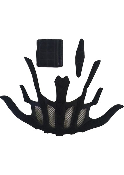 Bisiklet Kask Pedleri Mühürlü Sünger Bisiklet Koruma Koruma Kask Dolma Bisiklet Kask PADS-SK-206, Siyah (Yurt Dışından) indirimleri