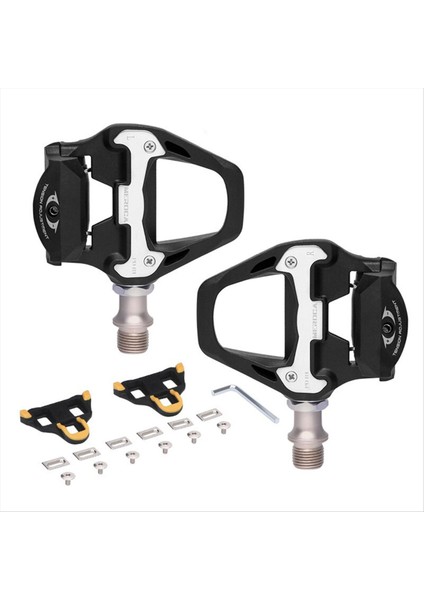 Meroca Bike Kilit Pedalı Bisiklet Kendi Kendine Kızanıklık Pedalı Spd Sistemi Yol Bisiklet Platformu Için Kilit Parçası (Yurt Dışından)
