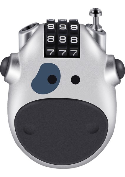 Bisiklet Kilit Kombinasyon Kilidi Bagaj Kilitleri Bagaj Için Bisiklet Kilidi Kilit Kilit Kilitleri 30 Inç Tel Halat, Gümüş (Yurt Dışından)