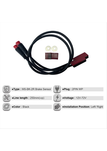 Bisiklet Lityum Modifiye Aksesuarlar Su Geçirmez Güç Açma Sensörü Ms-Bk-2r Spor Aksesuarları (Yurt Dışından) fırsatları