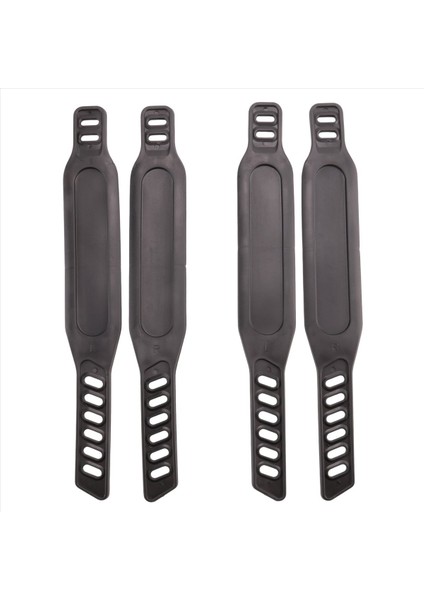 2 Çift Bisiklet Pedal Kayışları Ayarlanabilir Uzunluk Ev Veya Spor Salonu Egzersiz Döngüsü Için Evrensel Pedal Kayışları (Yurt Dışından)