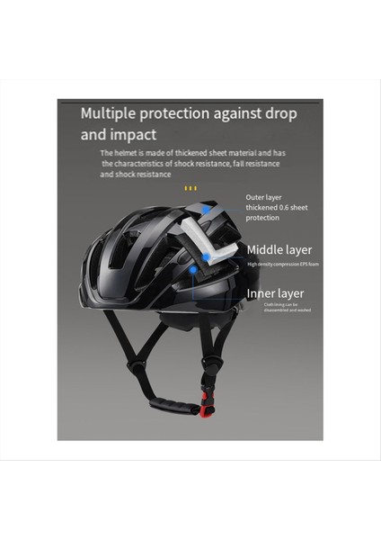 Yetişkin Bisiklet Kaskı, Yaz Işığı Mikroshell, Erkekler ve Kadınlar, Uyum Ayarlaması, Siyah Bisiklete Binmek Için 55-61CM Önerildi (Yurt Dışından) fırsatları