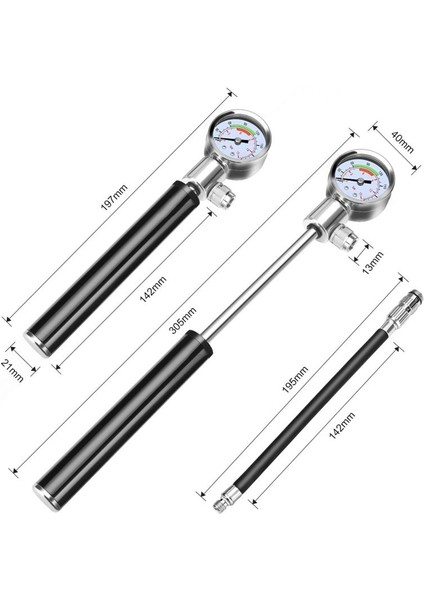 Bisiklet Pompası Dağ Bisikleti Presta Valf Pompası Mini Pompası Lastik Onarımı Taşınabilir Yüksek Basınç Pompaları (Yurt Dışından) modelleri