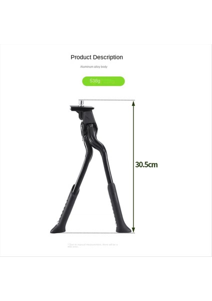 24 29 Inç Çift Merkez Kickstand Road Mountain Bisiklet Ayağı Destek Park Rafı Braketi Ayarlanabilir Alüminyum Alaşım (Yurt Dışından) fırsatları