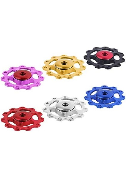 11T Mtb Bisiklet Arka Vese Jokey Tekerlekleri Jokey Tekerlek Topu Ön Vites Değiştirici Rehber Kasnağı, Siyah (Yurt Dışından) fiyatları