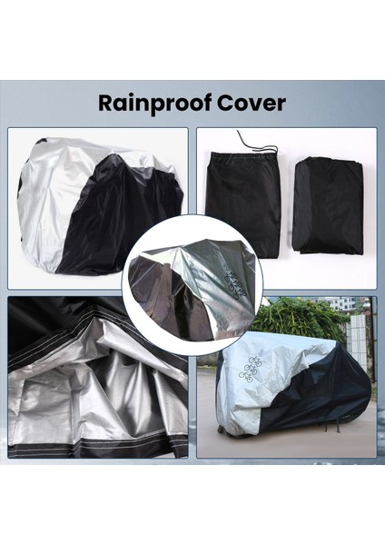 Su Geçirmez Üçlü 3 Bisiklet Naylon Bisiklet Döngüsü Scooter Toz Dirençli Yağmur Örtüsü (Yurt Dışından) indirimleri