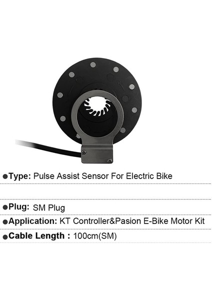 Elektrikli Bisiklet Pedalı Pas Sistemi Yardımcı Sensör KT-10B 10 Mıknatıs Sol Yan Hız Sensörü Ebike Bisiklet Aksesuarları (Yurt Dışından) fiyatları
