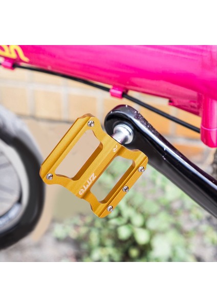 Ztto Yol Bisikleti Ultralight Düz Pedal Alüminyum Alaşım Bisiklet Rulmanları Anti-Slip Katlanır Pedal Bisiklet Titanyum (Yurt Dışından) fiyatları