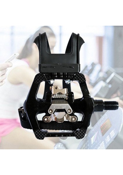 Bisiklet Pedalları Için 2pcs - Ayak Klipsli ve Kayışları ile Hibrit Pedal, Spin Bisikleti, Iç Egzersiz Bisikletleri, 9/16 Inç Için Uygun (Yurt Dışından) fiyatları