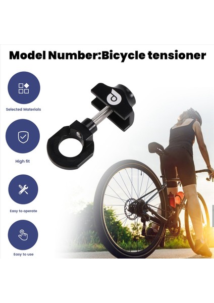 Bisiklet Zinciri Gerginliği Ayarlayıcı Alüminyum Alaşım Bisiklet Bağlantı Elemanı Cıvatası Tek Hızlı Bisiklet Cıvata Vidası Bmx Fixie Bike Siyah (Yurt Dışından) fırsatları