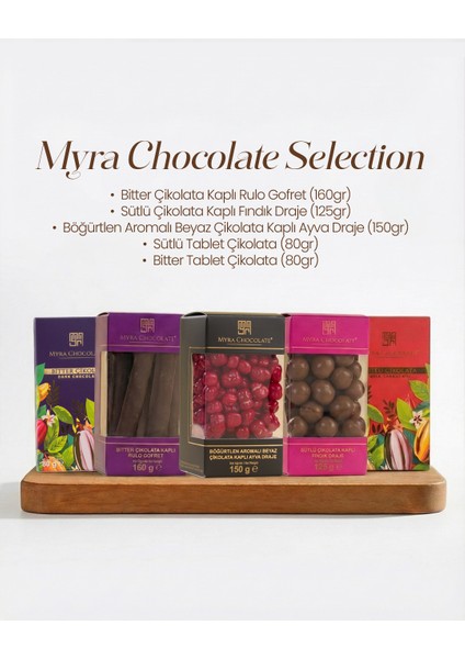 5 Li Paket Classic Selection Rulo Gofret Draje Tablet Çikolata Seti 595 gr