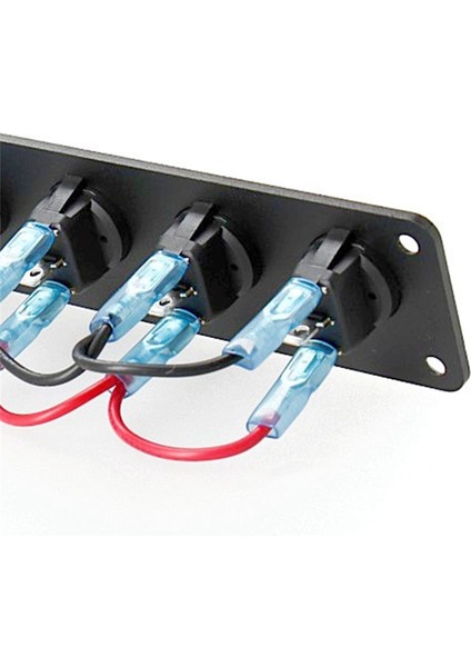 5 Bit Kedi Göz Kombinasyonu Açık Mavi Işıklı Panel Değiştirilmiş Rocker Anahtarı ile Gemi Tipi Anahtar (Yurt Dışından) modelleri